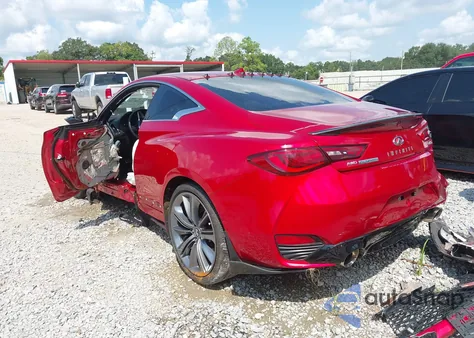 2019 Infiniti Q60 3.0T Red Sport 400 from USA, damaged, VIN JN1FV7EL9KM440269